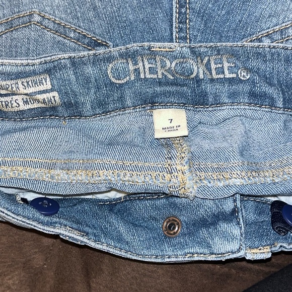 GIRLS CHEROKEE JEANS SIZE 7 - Picture 6 of 6